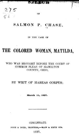 <span class="mw-page-title-main">The Matilda Case (1837)</span>