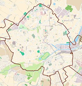 veja no mapa de Caen