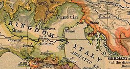Na de annexatie van Oost-Venetië op 1 mei 1806.