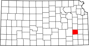 Map of Kansas highlighting Woodson County.svg