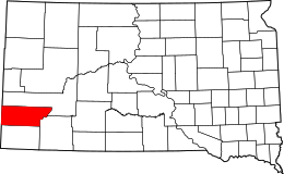 Contea di Custer – Mappa