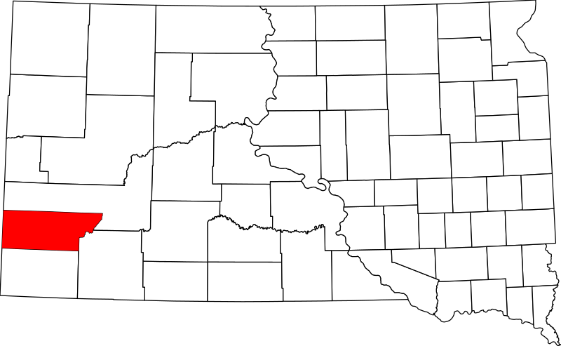 صورة:Map of South Dakota highlighting Custer County.svg
