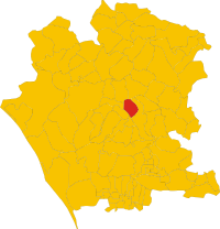 Locatie van Formicola in Caserta (CE)