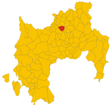 Localisation de Villanovafranca