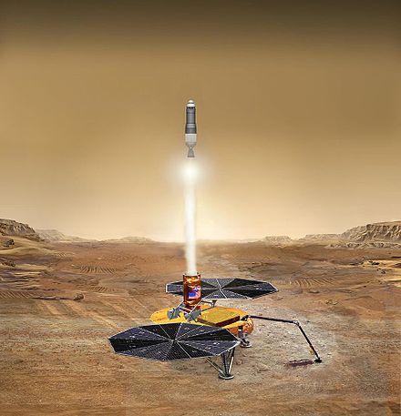 Sample return concept of the Mars ascent vehicle (MAV)