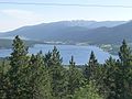 Français : Lac de Matemale vu du sud, Pyrénées-Orientales, France