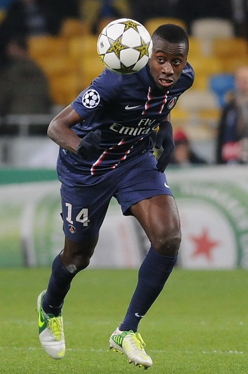 Matuidi playing for Paris Saint-Germain in 2012