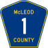 McLeod County 1 MN.svg
