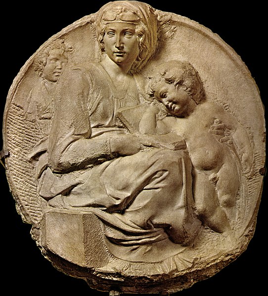 Michelangelo, Pitti Tondo, c. 1504–05, Uffizi