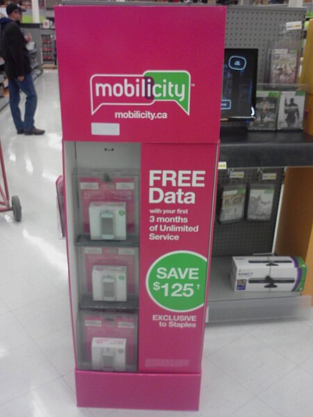 File:Mobilicity Staples store display.jpg