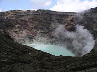 中嶽火山口