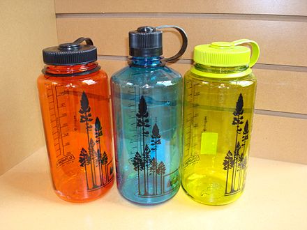 Multi-use HDPE water bottles