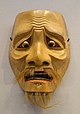 Myoga'akujo type noh mask, Muromachi period, 1400s-1500s AD, wood, polychromy - Tokyo National Museum - Ueno Park, Tokyo, Japan - DSC09007.jpg