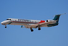 The Embraer ERJ family began in April 1997 N11187 (2767181410).jpg