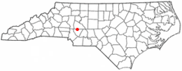 Kannapolis - Carte