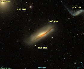 NGC 3190 makalesinin açıklayıcı resmi