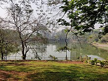 Pond at NITIE Campus NITIE Pond morning.jpg