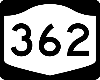 <span class="mw-page-title-main">New York State Route 362</span> State highway in Wyoming County, New York, US