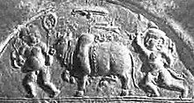 Maukhari design on a Nalanda Clay Seal of Sharvavarman. Nalanda Clay Seals of Sharvavarman (detail).jpg