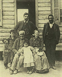 Members of the Nansemond tribe, mostly members of the Weaver and Bass families, c. 1900, Smithsonian Institution Nansemond.jpg