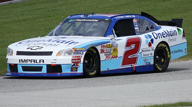 The No. 2 car at Road America in 2011