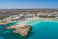 Nissi beach Agia Napa aerial (41913870610).jpg