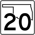 File:Oklahoma State Highway 20.svg