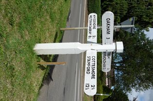 File:Old Direction Sign - Signpost by Whissendine Road, Ashwell parish - geograph.org.uk - 6050734.jpg