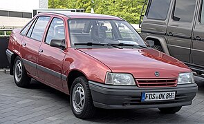 Opel Kadett E sedan - right front view