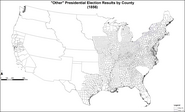 Mapa de outros resultados por município