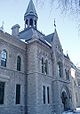 Vue extérieure de la façade de la rue Elgin de l'ancien Ottawa Teachers' College