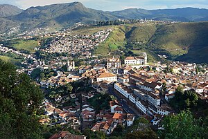 Ouro Preto: Geschichte, Sehenswürdigkeiten, LageEinteilung