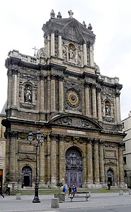 Церковь Сен-Поль-Сен-Луи архитекторов Этьен Мартеланж и Франсуа Деран (1627-1641)