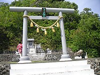 Peleliu Jinjya ("Peleliu Shrine") on Peleliu Island PELELIU JINJYA.JPG