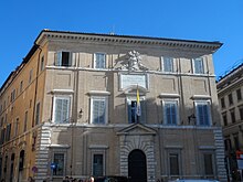 The Palazzo today Palazzo di Propaganda Fide Rome.jpg