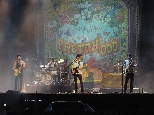 Panic! at the Disco performing in 2008