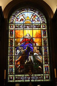 "The Assumption" window, by Jerome-Marie Delorme