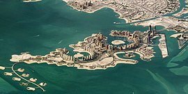 The Pearl-Qatar、4 km2（ドーハ、カタール）