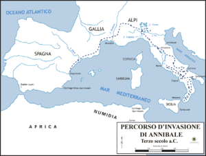 Hannibal's campaign in the Second Punic War