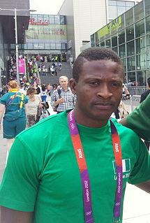 Peter Emelieze Nigerian sprinter