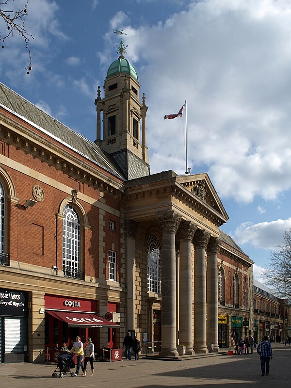 The Town Hall, Upper Bridge Street (1930–1933), formerly Narrow Street.