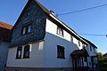 plastered half-timbered house