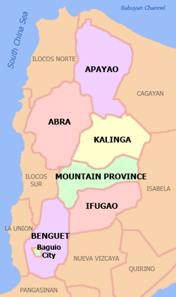 Political map of the Cordillera Administrative Region. Ph cordillera.png