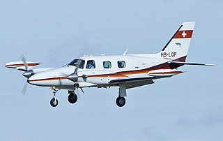 <span class="mw-page-title-main">Piper PA-31T Cheyenne</span> Turboprop-powered series of the PA-31 light transport aircraft