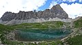 English: Piz Mitgel, Corn da Tinizong and Pass digls Orgels, picture taken from Lai Tigiel (Surses, Grison, Switzerland) Deutsch: Piz Mitgel, Tinzenhorn und Pass digls Orgels, aufgenommen vom Lai Tigiel (Surses, Graubünden, Schweiz) Rumantsch: Piz Mitgel, Corn da Tinizong e Pass digls Orgels, piglia se davent digl Lai Tigiel (Surses, Grischun, Svizra) Italiano: Piz Mitgel, Corn da Tinizong e Pass digls Orgels, fotografato dal Lai Tigiel (Surses, Grigioni, Svizzera)