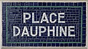 Plaque Place Dauphine - Paris I (FR75) - 2021-06-05 - 1.jpg
