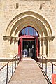 Façade ouest avec son portail. Entrée du musée du jazz