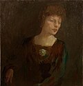 Thumbnail for File:Portrait of Mrs. Alexander Morten by Kahlil Gibran.jpg