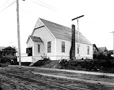 An earlier Prospect Congregational Church on the same site, photographed in 1906…