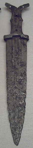 Pre-Roman Iberian iron dagger forged between the middle of the 5th and the 3rd century BC